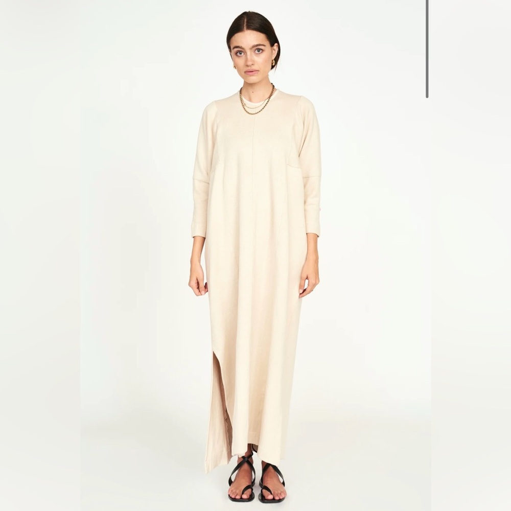 CURACAO LOUNGE DRESS IN DOVE